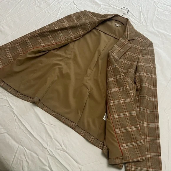 Daniel Cremieux plaid brown Blazer - Picture 7 of 7
